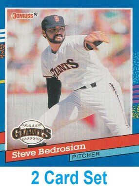 Steve Bedrosian Baseball Card Collection